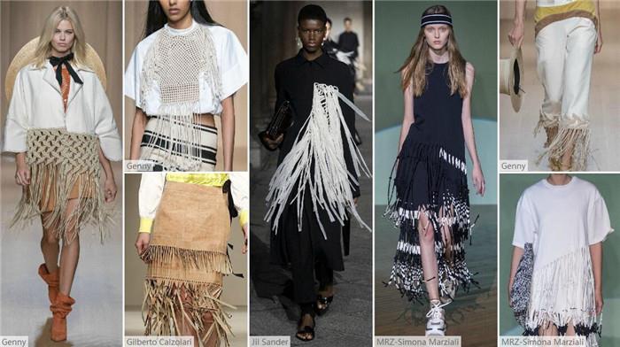 Fringe weaving