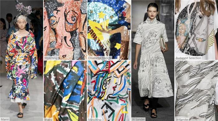 Painting art pattern